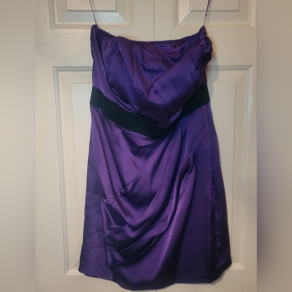 Express Women's Purple Satin Dress